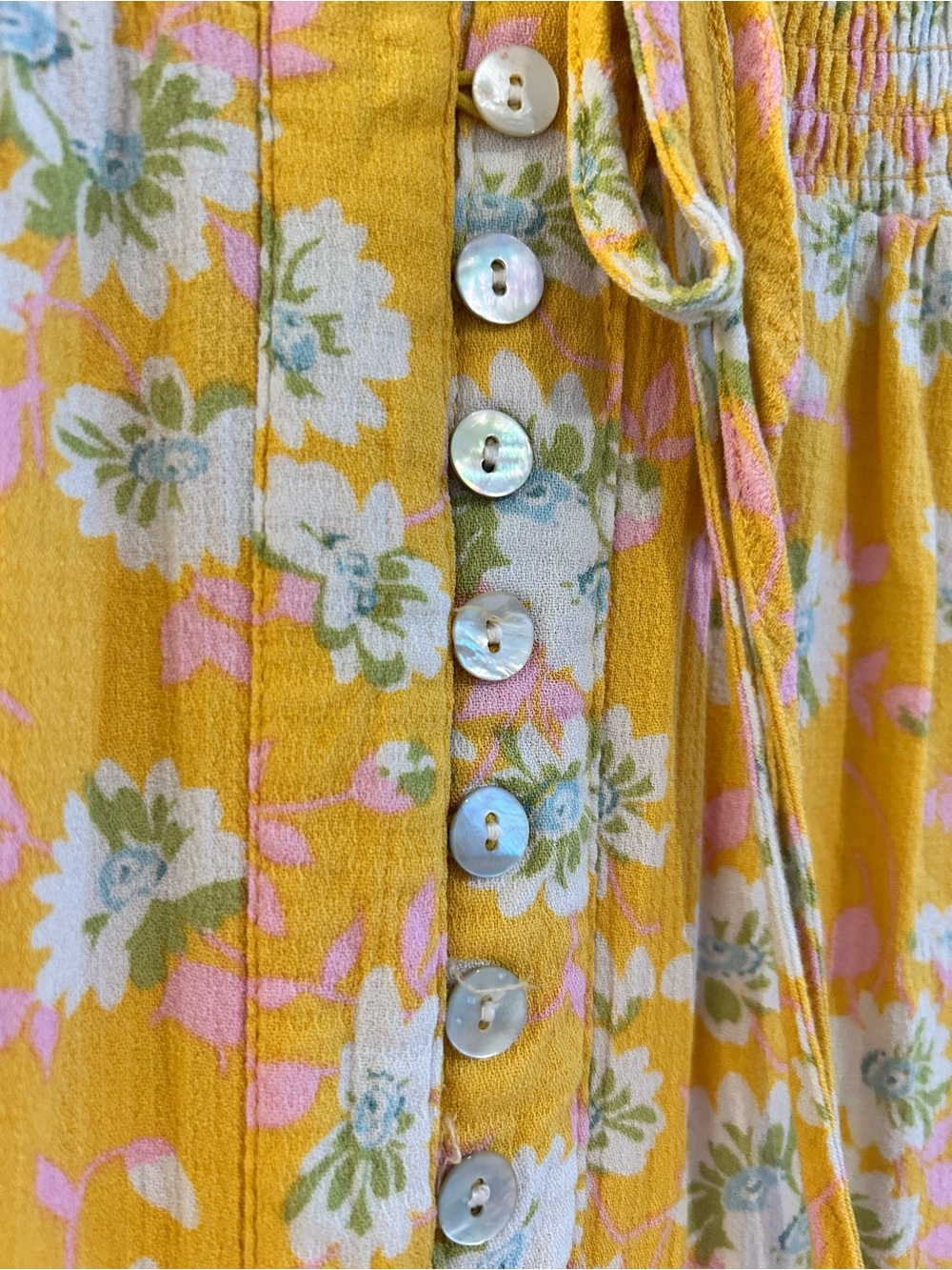 Rachel Zoe Yellow Floral Maxi Skirt - Picture 3 of 15